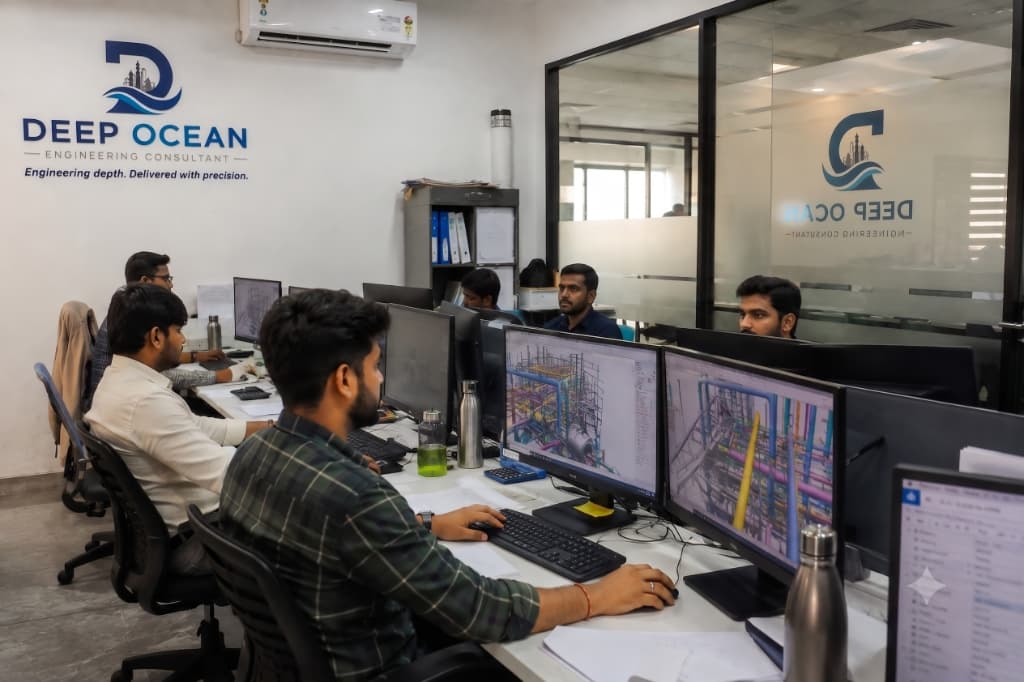 Deep Ocean engineering design studio delivering industrial process plant models